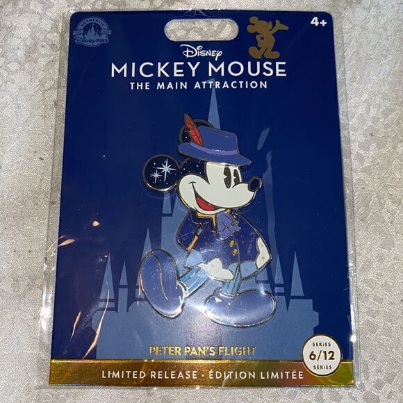 Mickey Mouse The Main Attraction- Peter Pan’s Flight Ears & Pin - Picture 4 of 6